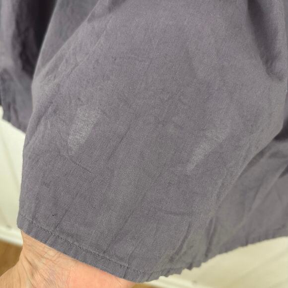 Women Long Sleeve Blouse Top Purple Fairy Boho Hippie Embroidery Size Medium - Picture 3 of 6